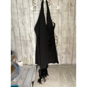 NWT ONE33 Social  Black Hlater Neck Mini Dress for women size -10